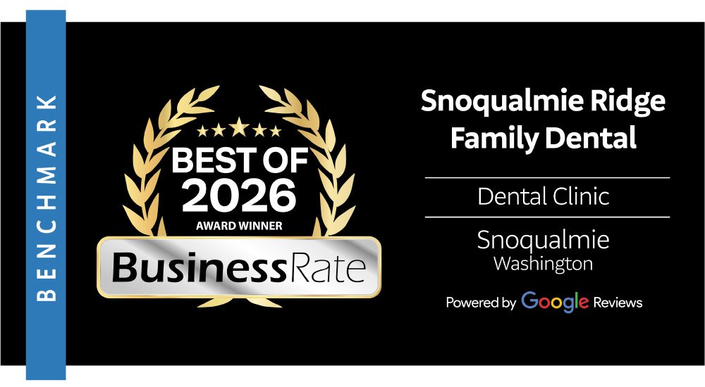 snoqualmie ridge family dental has won the best dental clinic in snoqualmie, wa